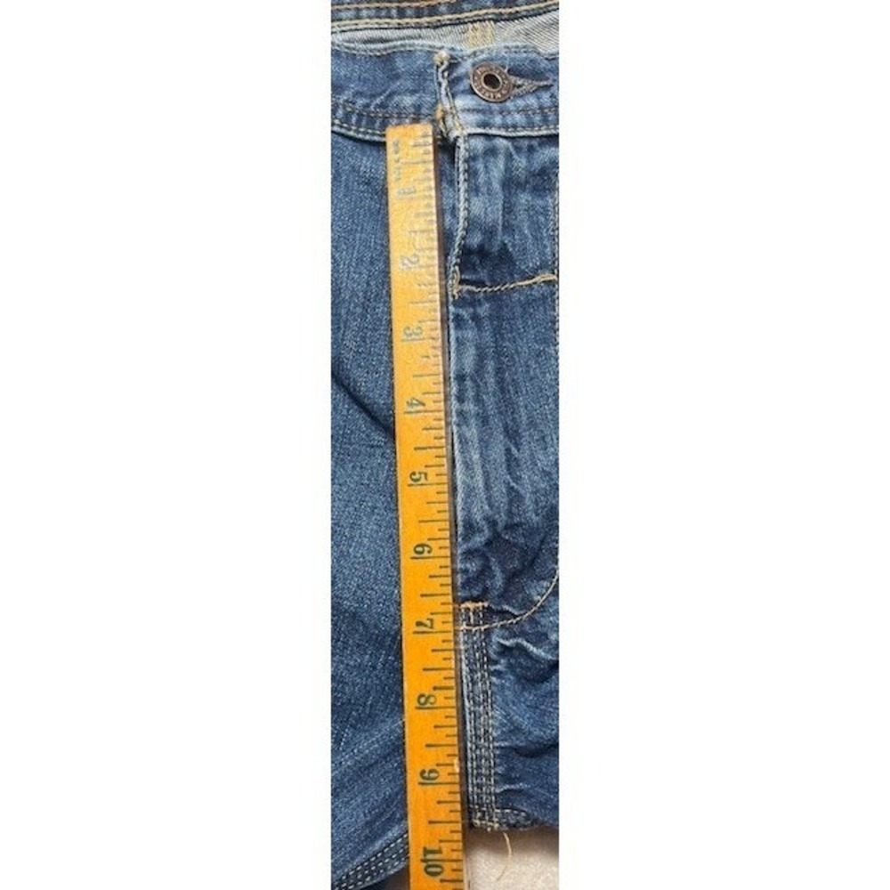 Vintage Mens SZ 32 Polo Ralph Lauren Carpenter Denim Shorts Y2k Baggy Jorts-1232 - Picture 6 of 8